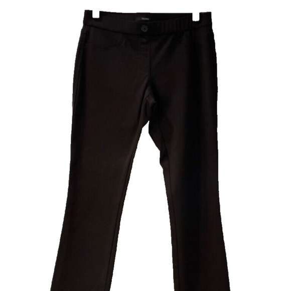 Tahari Pull-On Stretch Full Length Women's Dress Pants; Brown; Size S - Picture 1 of 4